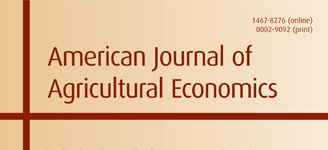 American Journal Of Agricultural Economics Ajae Agricultural Applied Economics Association